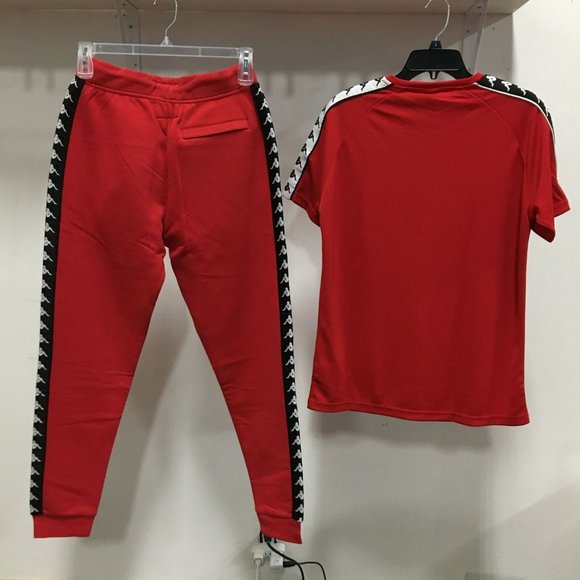NWT 2pc Kappa set T-Shirt sweat pants jogger - Picture 5 of 5